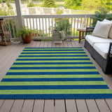 Addison Rugs Chantille ACN530 Machine Made Polyester Transitional Rug Navy Polyester 10' x 14'
