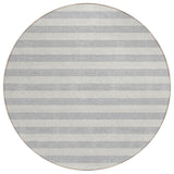 Addison Rugs Chantille ACN530 Machine Made Polyester Transitional Rug Pewter Polyester 8' x 8'
