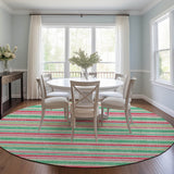 Addison Rugs Chantille ACN531 Machine Made Polyester Transitional Rug Green Polyester 8' x 8'