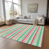 Addison Rugs Chantille ACN531 Machine Made Polyester Transitional Rug Green Polyester 10' x 14'