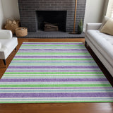 Addison Rugs Chantille ACN531 Machine Made Polyester Transitional Rug Lime Polyester 10' x 14'