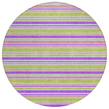 Addison Rugs Chantille ACN531 Machine Made Polyester Transitional Rug Purple Polyester 8' x 8'