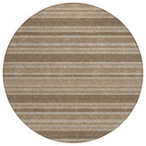 Addison Rugs Chantille ACN531 Machine Made Polyester Transitional Rug Taupe Polyester 8' x 8'