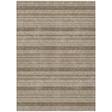 Addison Rugs Chantille ACN531 Machine Made Polyester Transitional Rug Taupe Polyester 10' x 14'
