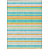 Addison Rugs Chantille ACN531 Machine Made Polyester Transitional Rug Teal Polyester 10' x 14'