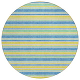 Addison Rugs Chantille ACN531 Machine Made Polyester Transitional Rug Yellow Polyester 8' x 8'