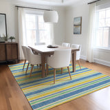 Addison Rugs Chantille ACN531 Machine Made Polyester Transitional Rug Yellow Polyester 10' x 14'