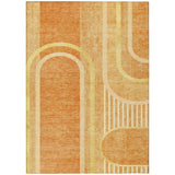 Addison Rugs Chantille ACN532 Machine Made Polyester Transitional Rug Terracotta Polyester 10' x 14'