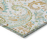 Addison Rugs Chantille ACN533 Machine Made Polyester Transitional Rug Ivory Polyester 10' x 14'