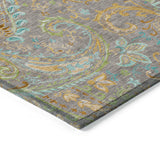Addison Rugs Chantille ACN533 Machine Made Polyester Transitional Rug Taupe Polyester 10' x 14'