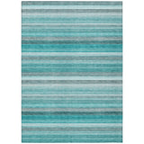 Addison Rugs Chantille ACN535 Machine Made Polyester Transitional Rug Teal Polyester 10' x 14'