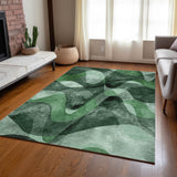 Addison Rugs Chantille ACN536 Machine Made Polyester Contemporary Rug Fern Polyester 10' x 14'