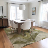 Addison Rugs Chantille ACN536 Machine Made Polyester Contemporary Rug Olive Polyester 10' x 14'