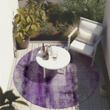 Addison Rugs Chantille ACN537 Machine Made Polyester Transitional Rug Purple Polyester 8' x 8'