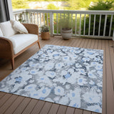 Addison Rugs Chantille ACN538 Machine Made Polyester Transitional Rug Denim Polyester 10' x 14'