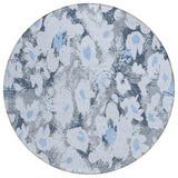 Addison Rugs Chantille ACN538 Machine Made Polyester Transitional Rug Denim Polyester 8' x 8'