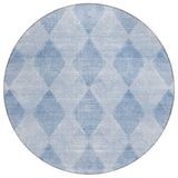 Addison Rugs Chantille ACN539 Machine Made Polyester Transitional Rug Blue Polyester 8' x 8'