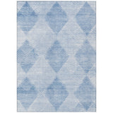 Addison Rugs Chantille ACN539 Machine Made Polyester Transitional Rug Blue Polyester 10' x 14'