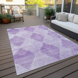 Addison Rugs Chantille ACN539 Machine Made Polyester Transitional Rug Lavender Polyester 10' x 14'