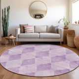 Addison Rugs Chantille ACN539 Machine Made Polyester Transitional Rug Lavender Polyester 8' x 8'