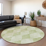 Addison Rugs Chantille ACN539 Machine Made Polyester Transitional Rug Mint Polyester 8' x 8'