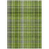 Addison Rugs Chantille ACN541 Machine Made Polyester Transitional Rug Green Polyester 10' x 14'