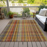 Addison Rugs Chantille ACN541 Machine Made Polyester Transitional Rug Paprika Polyester 10' x 14'