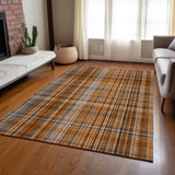 Addison Rugs Chantille ACN541 Machine Made Polyester Transitional Rug Terracotta Polyester 10' x 14'