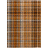 Addison Rugs Chantille ACN541 Machine Made Polyester Transitional Rug Terracotta Polyester 10' x 14'