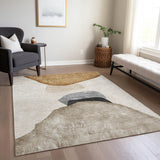 Addison Rugs Chantille ACN547 Machine Made Polyester Transitional Rug Brown Polyester 10' x 14'