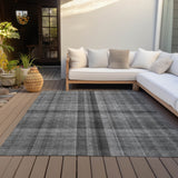 Addison Rugs Chantille ACN548 Machine Made Polyester Transitional Rug Gray Polyester 10' x 14'