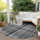 Addison Rugs Chantille ACN548 Machine Made Polyester Transitional Rug Gray Polyester 8' x 8'