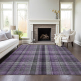 Addison Rugs Chantille ACN548 Machine Made Polyester Transitional Rug Purple Polyester 10' x 14'