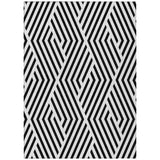 Addison Rugs Chantille ACN550 Machine Made Polyester Transitional Rug Black Polyester 10' x 14'