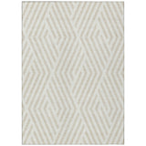 Addison Rugs Chantille ACN550 Machine Made Polyester Transitional Rug Ivory Polyester 10' x 14'