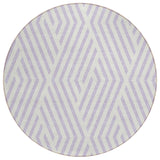 Addison Rugs Chantille ACN550 Machine Made Polyester Transitional Rug Lavender Polyester 8' x 8'