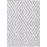 Addison Rugs Chantille ACN550 Machine Made Polyester Transitional Rug Lavender Polyester 10' x 14'