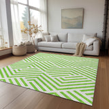 Addison Rugs Chantille ACN550 Machine Made Polyester Transitional Rug Lime Polyester 10' x 14'