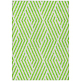 Addison Rugs Chantille ACN550 Machine Made Polyester Transitional Rug Lime Polyester 10' x 14'