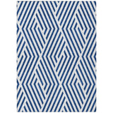 Addison Rugs Chantille ACN550 Machine Made Polyester Transitional Rug Navy Polyester 10' x 14'