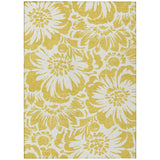 Addison Rugs Chantille ACN551 Machine Made Polyester Transitional Rug Gold Polyester 10' x 14'