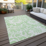 Addison Rugs Chantille ACN551 Machine Made Polyester Transitional Rug Mint Polyester 10' x 14'