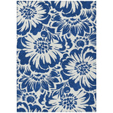 Addison Rugs Chantille ACN551 Machine Made Polyester Transitional Rug Navy Polyester 10' x 14'