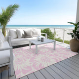Addison Rugs Chantille ACN551 Machine Made Polyester Transitional Rug Pink Polyester 10' x 14'