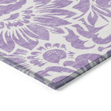 Addison Rugs Chantille ACN551 Machine Made Polyester Transitional Rug Purple Polyester 10' x 14'