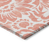 Addison Rugs Chantille ACN551 Machine Made Polyester Transitional Rug Salmon Polyester 10' x 14'