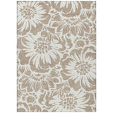 Addison Rugs Chantille ACN551 Machine Made Polyester Transitional Rug Taupe Polyester 10' x 14'