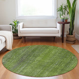 Addison Rugs Chantille ACN552 Machine Made Polyester Transitional Rug Green Polyester 8' x 8'