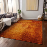 Addison Rugs Chantille ACN554 Machine Made Polyester Transitional Rug Paprika Polyester 10' x 14'