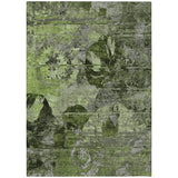 Addison Rugs Chantille ACN555 Machine Made Polyester Transitional Rug Green Polyester 10' x 14'